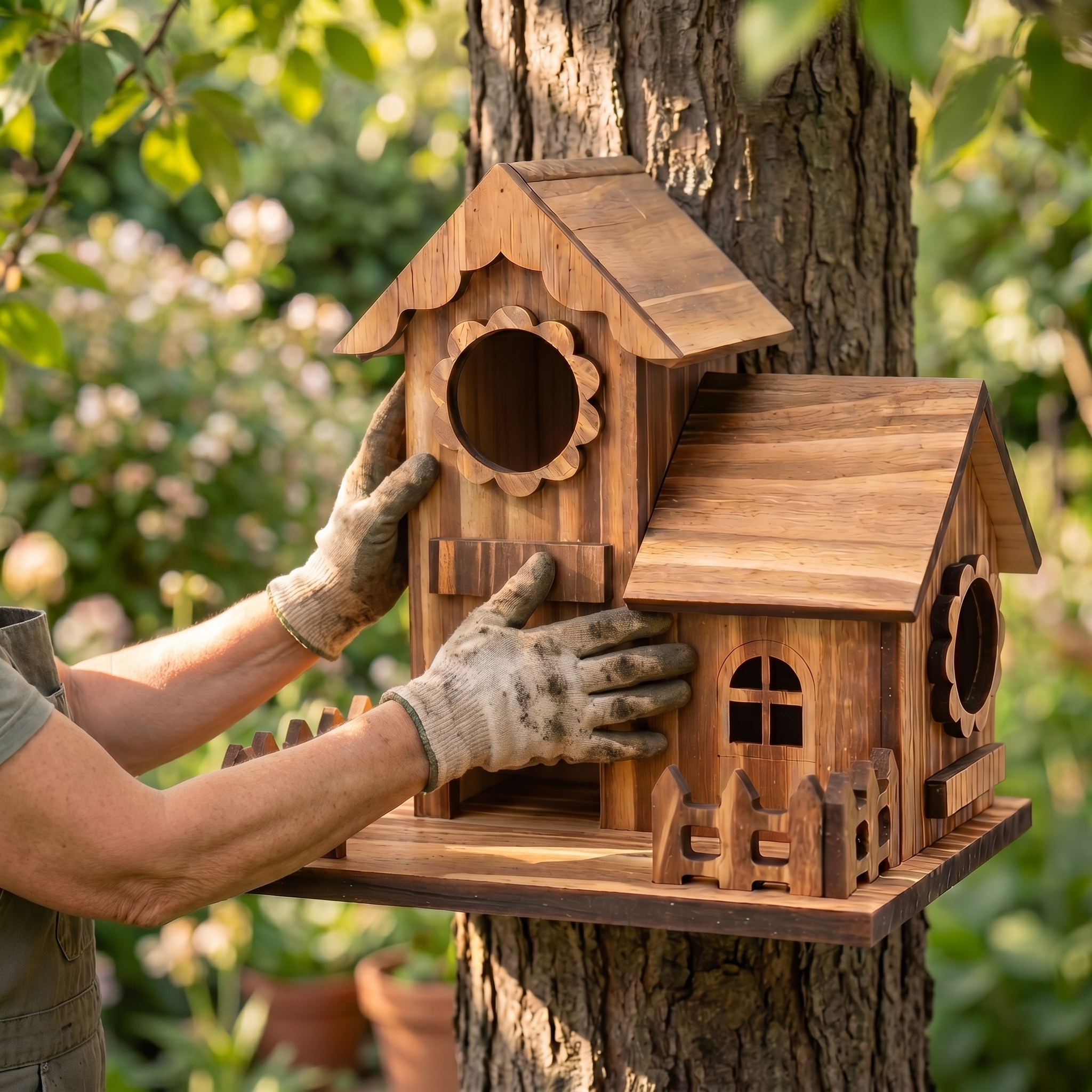 Nichoir en Bois — Maison à Oiseaux Artisanale — benefit_1