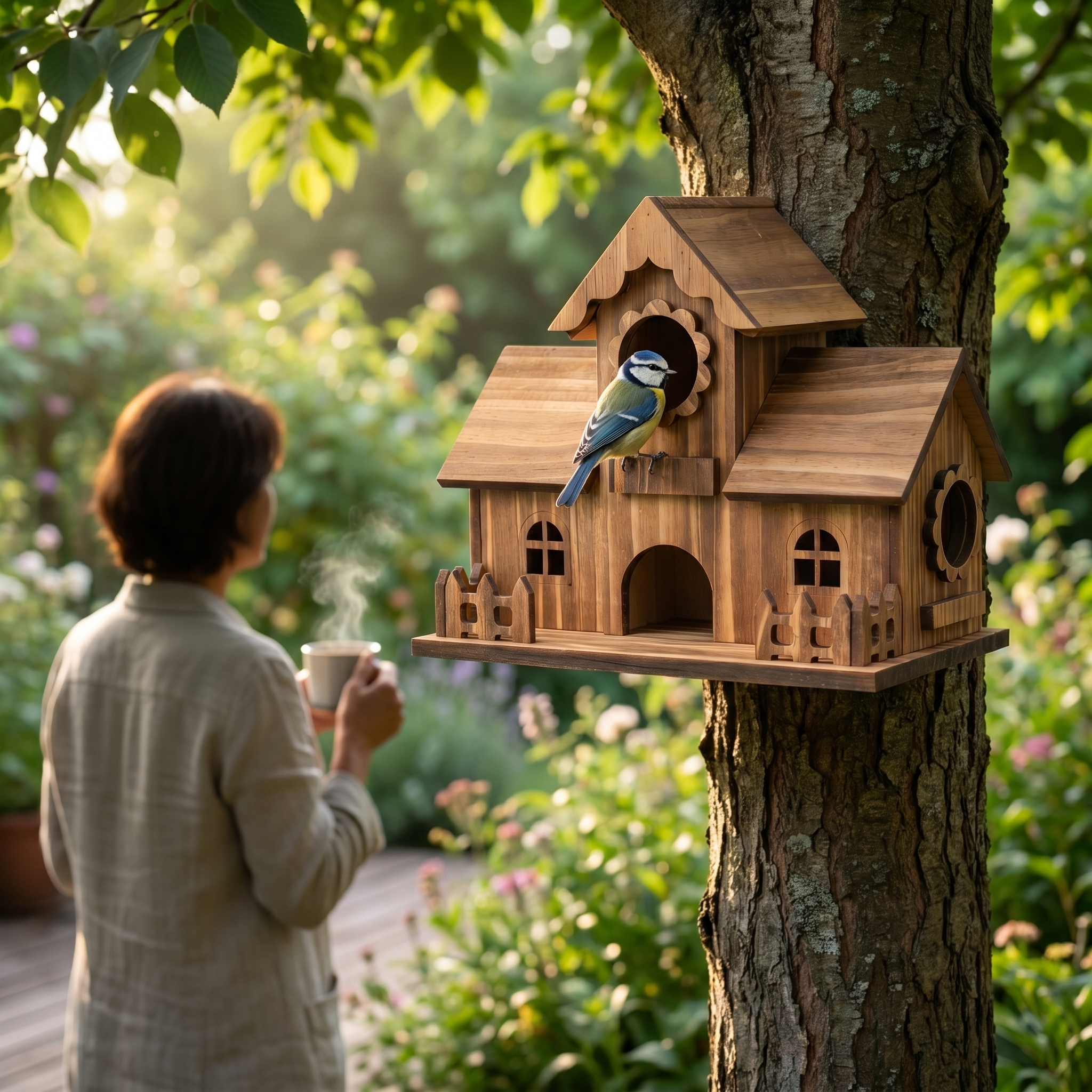 Nichoir en Bois — Maison à Oiseaux Artisanale — benefit_2