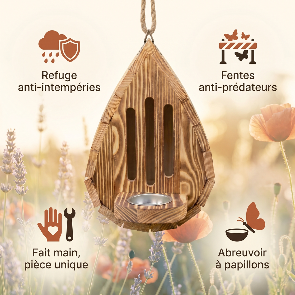 Maison à Papillons Artisanale — benefits