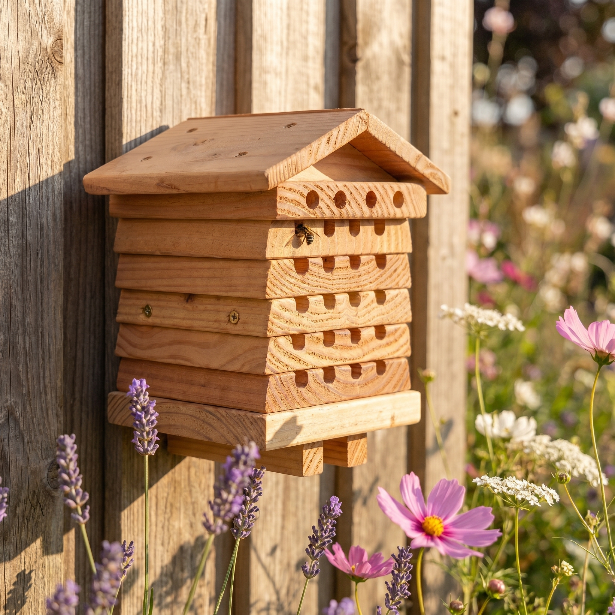 Hôtel à Abeilles Sauvages — Refuge Pollinisateurs — action