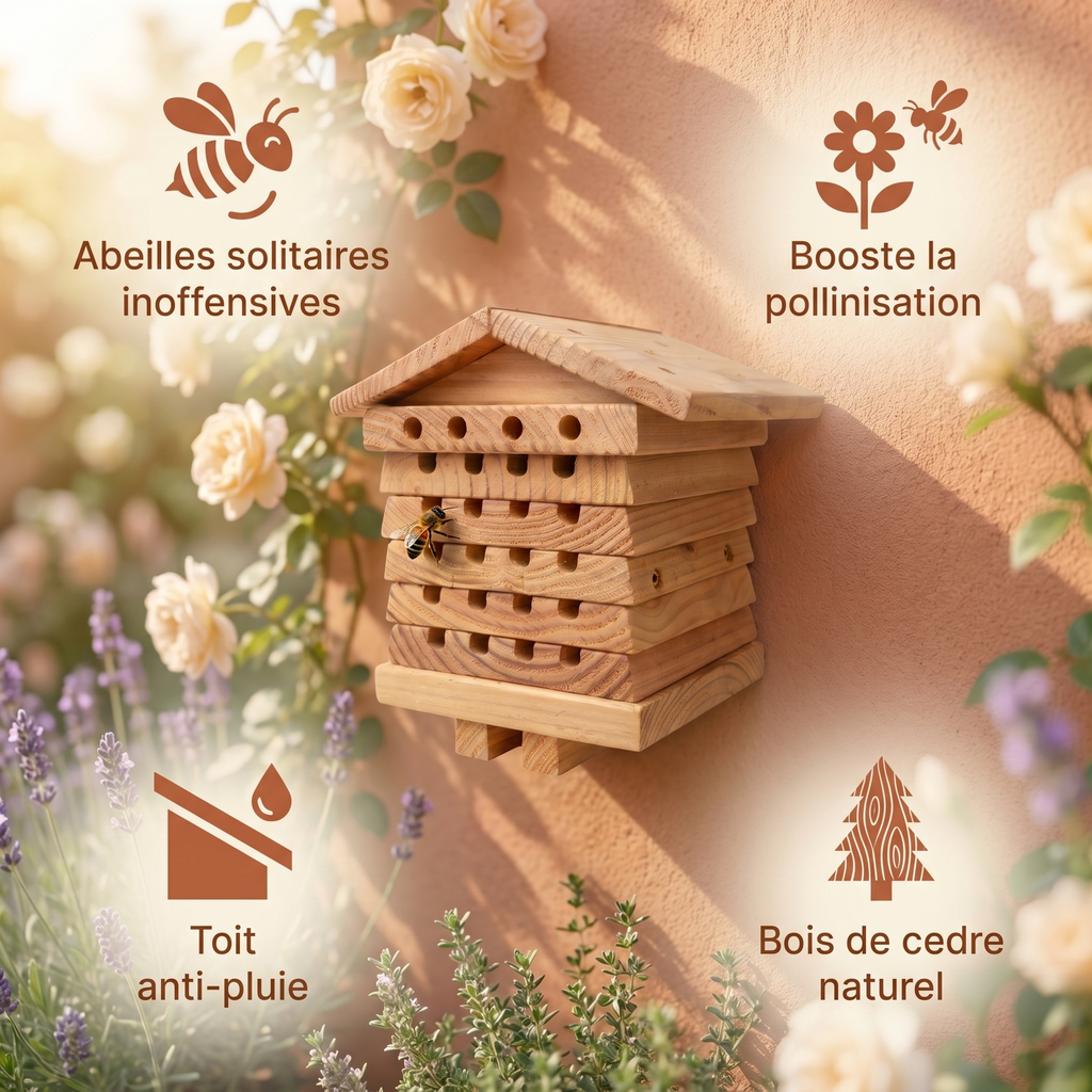 Hôtel à Abeilles Sauvages — Refuge Pollinisateurs — benefits